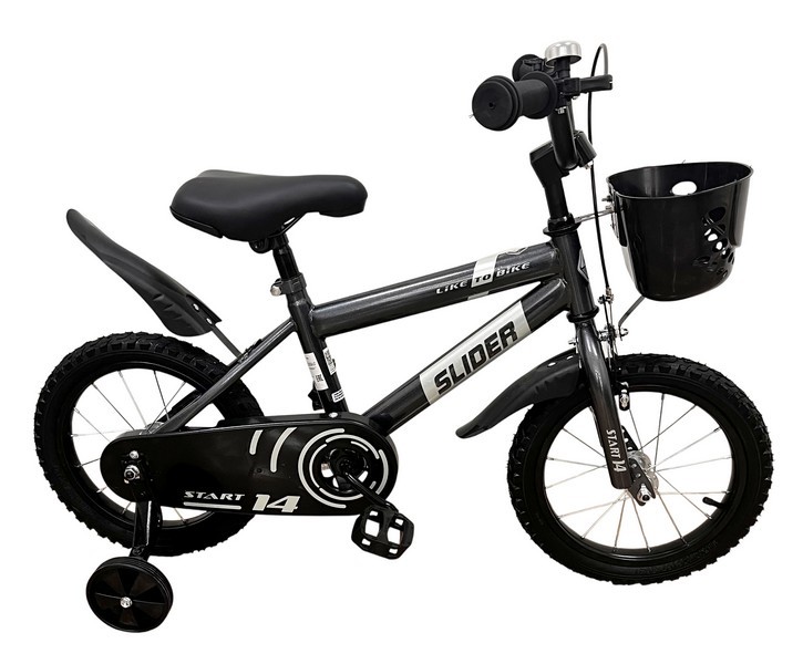 Велосипед 2-х колесный "Slider Start 14" с дополнительными колёсами
