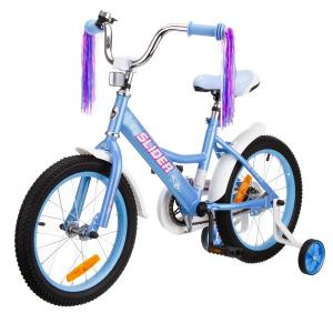 Велосипед двухколесный SLIDER, 16", синий