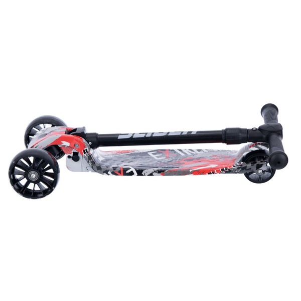 Самокат трехколесный Slider, колеса светящиеся