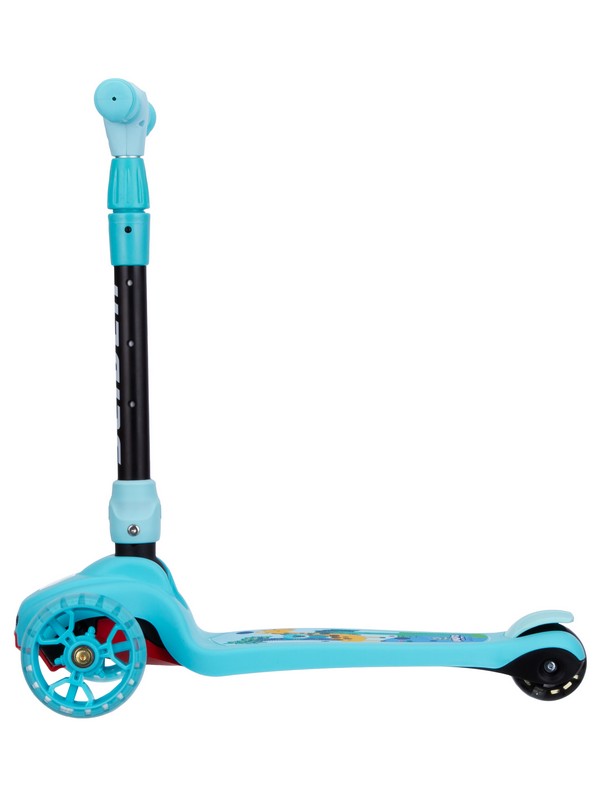 Самокат трехколесный со светящимися колесами