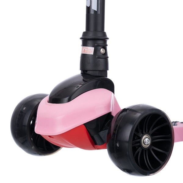 Самокат трехколесный Slider, колеса светящиеся, руль складной