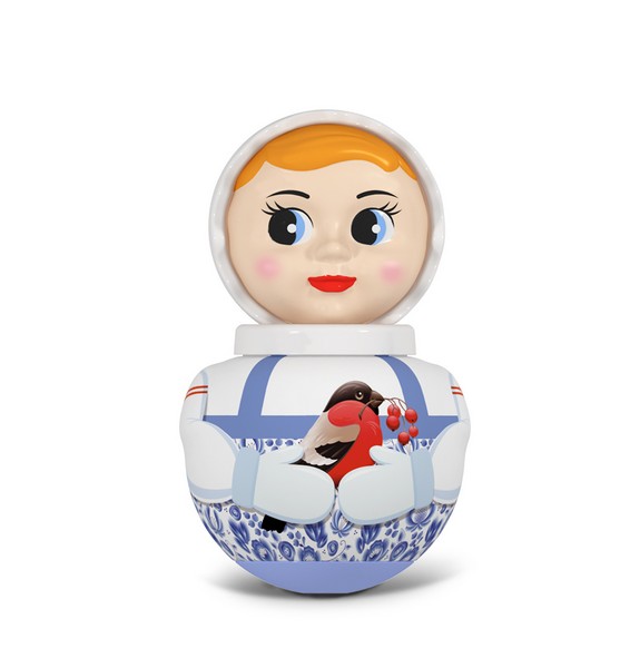 Неваляшка малая "Девочка" в коробке