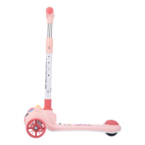 Самокат трехколесный Slider, колеса светящиеся, руль складной