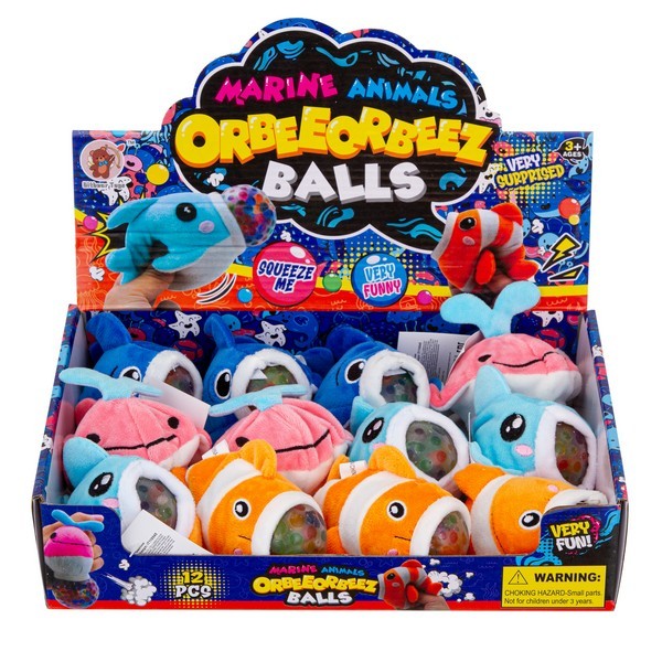 Мячики-антистресс в текстильном чехле (12 шт. в наборе)