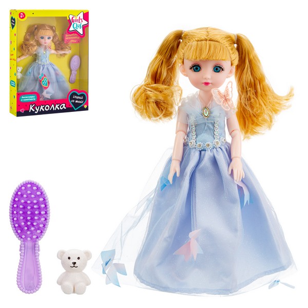 Кукла "Girls Club" 30 см с аксесуарами, ручки и ножки шарнирные Кукла "Girls Club" 30 см с аксесуарами, ручки и ножки шарнирные