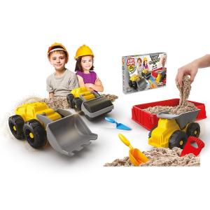 Набор кинетический песок "Большая стройка" ART SAND 750г