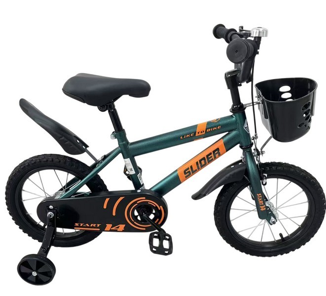 Велосипед 2-х колесный "Slider Start 14" с дополнительными колёсами