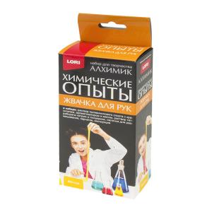 Химические опыты.Жвачка для рук "Жёлтая"