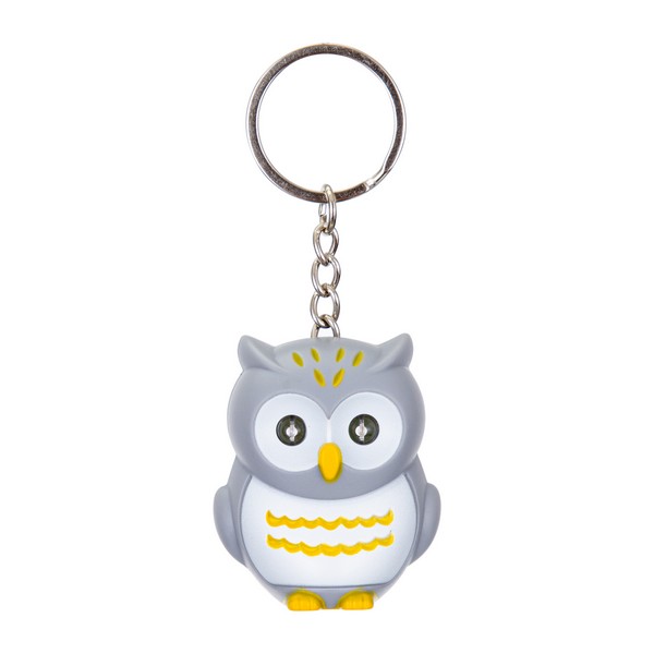 Брелок "Сова" (12 шт. в наборе) со светом и звуком