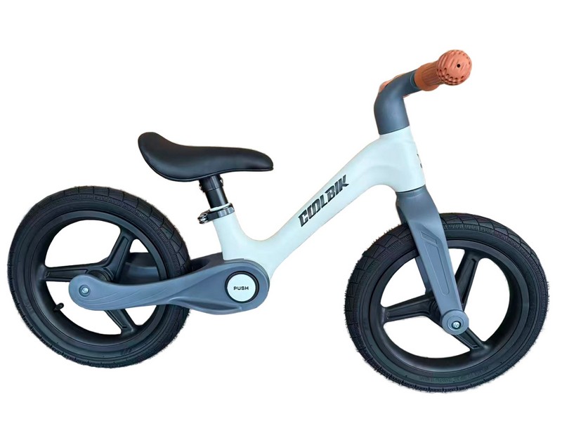 Беговел Slider, надувные колеса 12 дюймов, цвет: серый