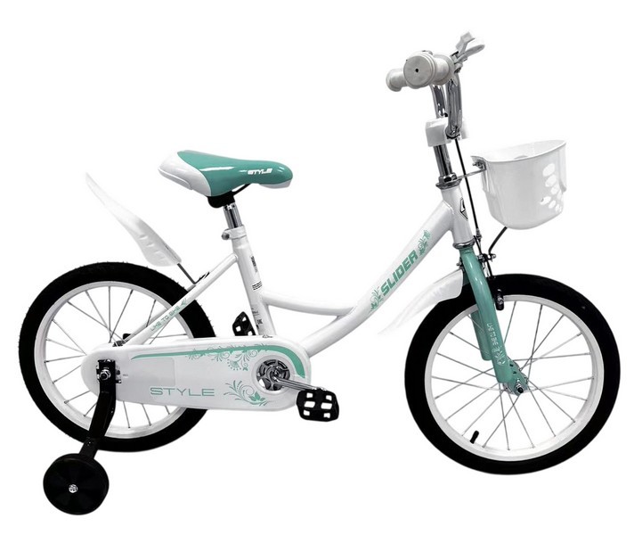 Велосипед 2-х колесный "Slider Style 16" с дополнительными колёсами