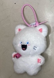 Котик желтый, 12 см