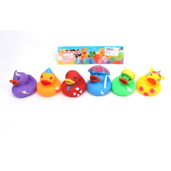 Набор для купания "Уточки", 6 шт. ПВХ