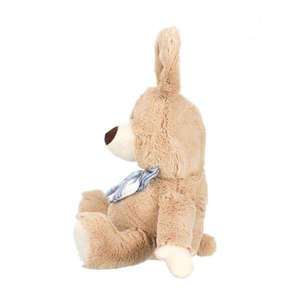 Зайчик с голубым бантиком в клетку, 20 см Зайчик с голубым бантиком в клетку, 20 см