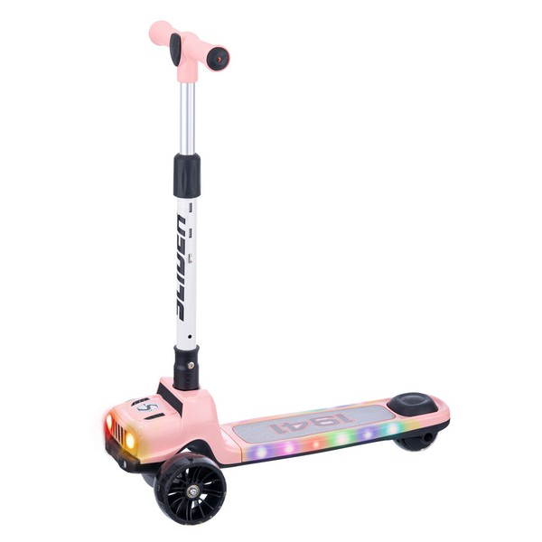 Самокат трехколесный Slider, колеса светящиеся, руль складной