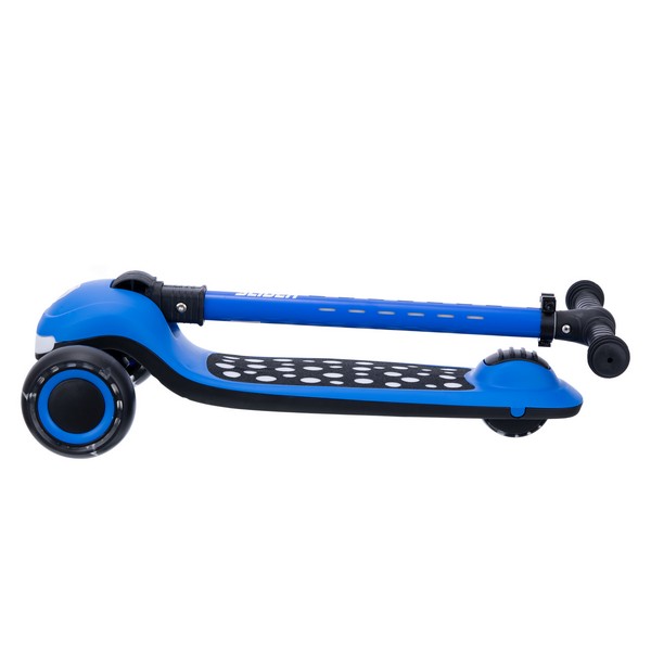 Самокат трехколесный Slider, светящиеся полиуретановые колёса и платформа, руль складной