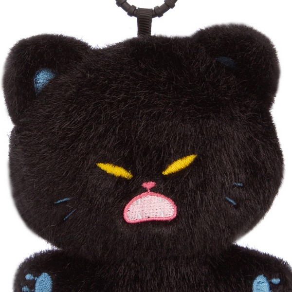 Котик черный, 12 см