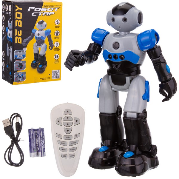 Робот "Beboy" на пульте радиоуправления Робот "Beboy" на пульте радиоуправления
