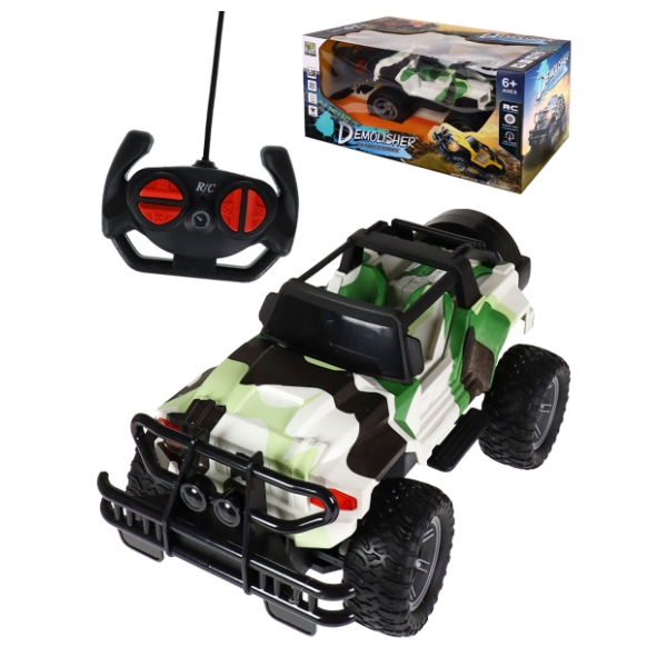 Машинка на р/у "Джип" (26 см, бат.4AA+2AA не в компл., свет, в коробке)