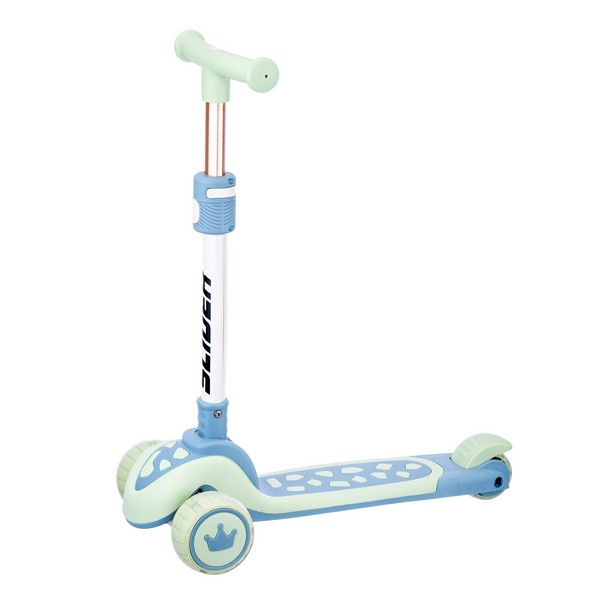 Самокат трехколесный Slider, колеса светящиеся, руль складной