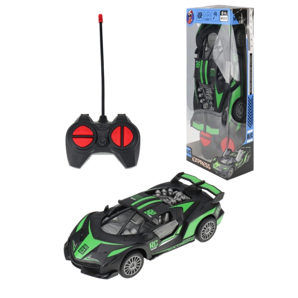 Машинка на р/у (17,5х8х5,5 см, бат. 3*АА на машинку, 2*АА на пульт не в к-те,в кор.)