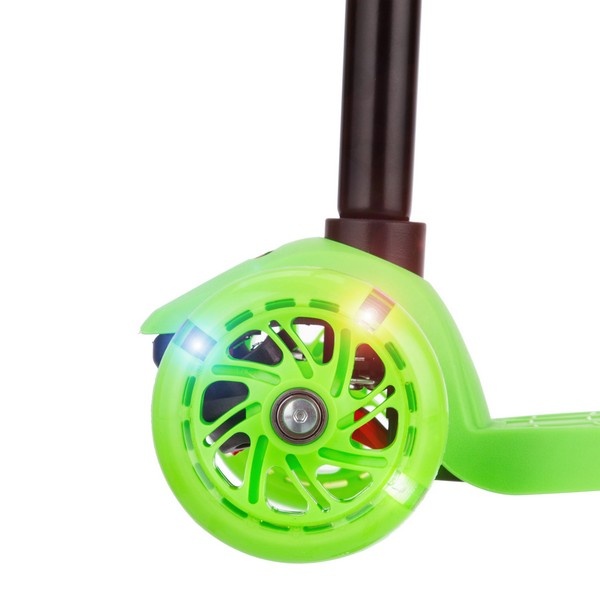 Самокат четырехколесный, колеса PU со светом