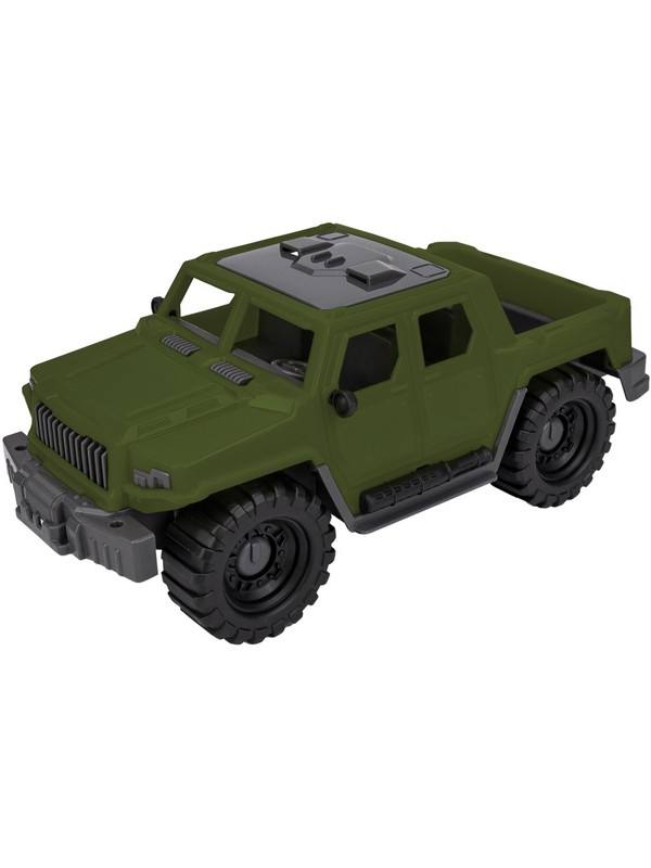 Джип "Альфа" Военный патруль (без тента, хаки)