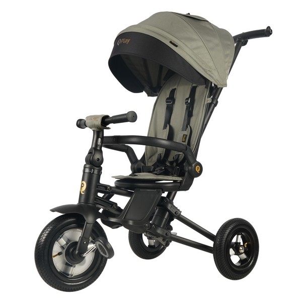 Велосипед 3-х колесный с ручкой управления Qplay