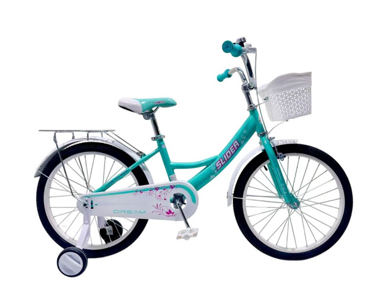 Велосипед двухколесный "Slider dream 20" с дополнительными колесами