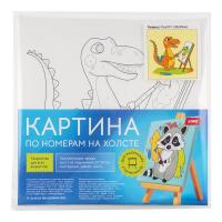 Картина по номерам детская (холст на подрамнике 20*20) "Творец"