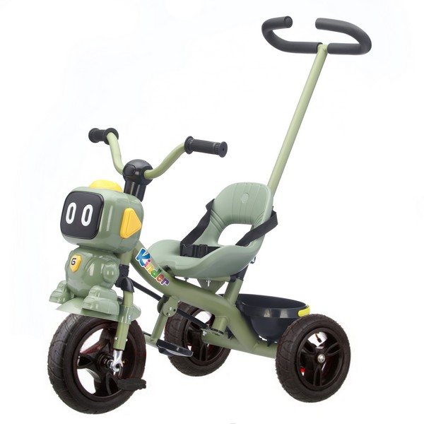 Велосипед 3-х колесный с ручкой управления, надувные колеса 8 и 10 дюймов