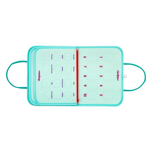 Набор развивающий Elefantino "Хочу все знать",8 страниц (элементы на липучках): цвета, формы и др.