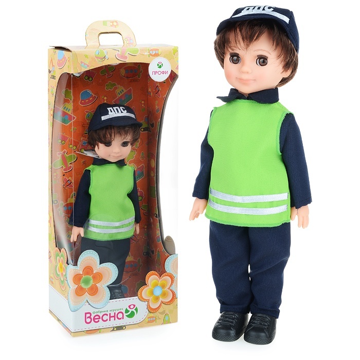 Кукла Весна "Мальчик "ДПС", высота 30 см