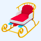 Сиденье /матрасик для санок, муфты, рукавички