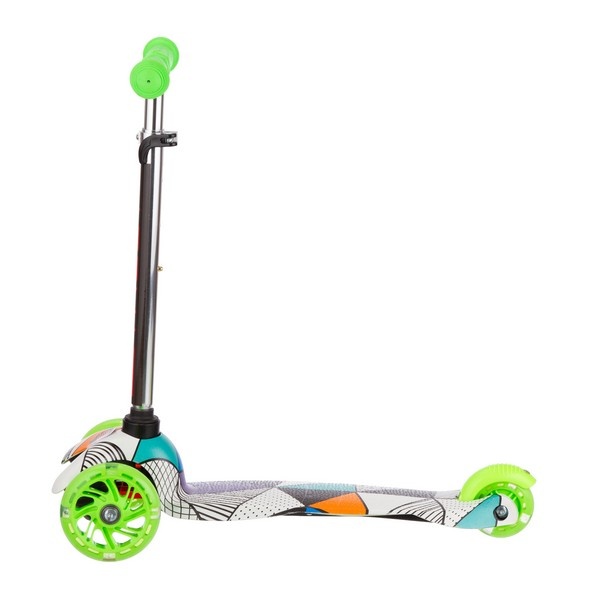 Самокат трехколесный, колеса PU со светом