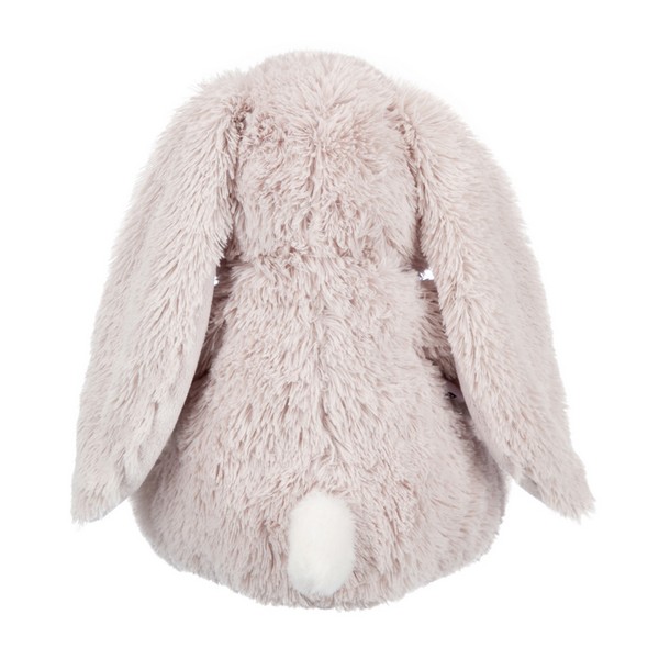 Заяц бежевый с сердцем, 15 см