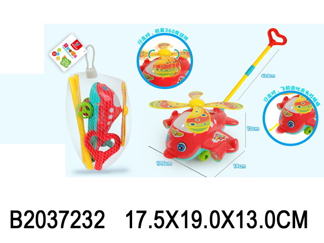 Каталка на палочке "Вертолётик" Каталка на палочке "Вертолётик"