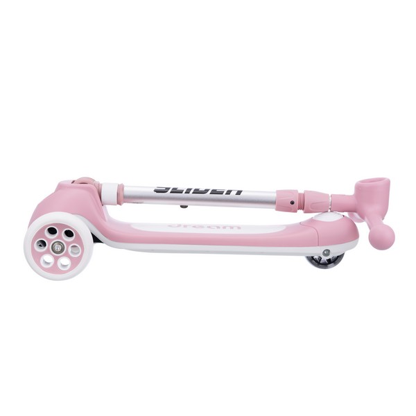 Самокат трехколесный Slider, светящиеся колёса и платформа, руль складной с фонариком