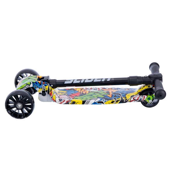 Самокат трехколесный Slider, колеса светящиеся