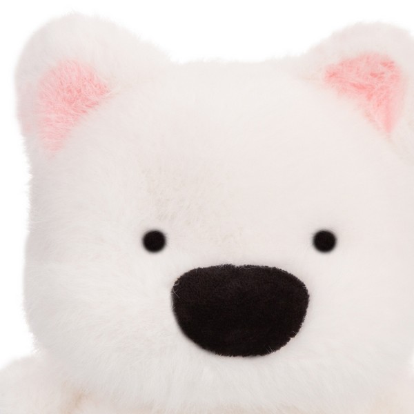 Собака белая, 16 см