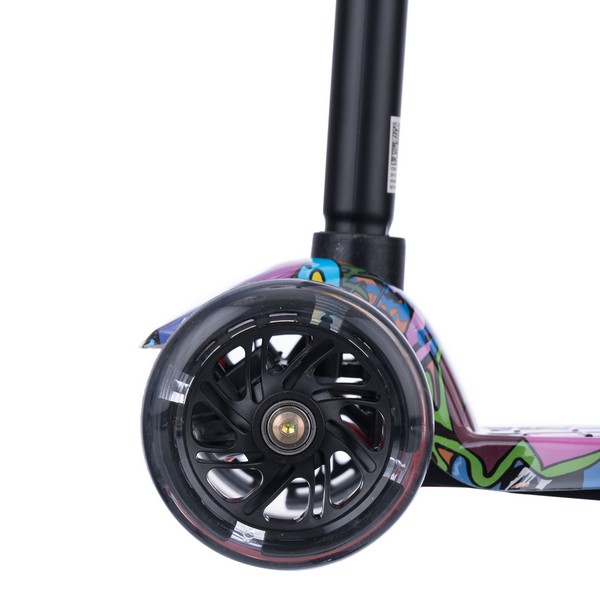 Самокат четырехколесный Slider, колеса светящиеся (диаметр 118/76 мм)