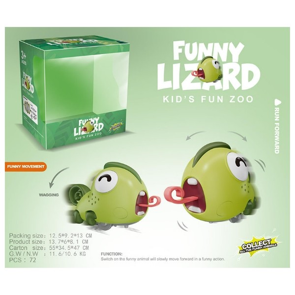 Ящерица на батарейках