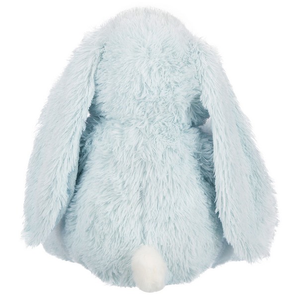 Заяц нежно-голубой с сердцем, 25 см