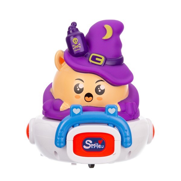 Машинка "Ведьмочка" "Elefantino" на пульте р/у, игрушка снимается, световые и звуковые эффекты