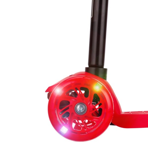 Самокат четырехколесный, колеса PU со светом