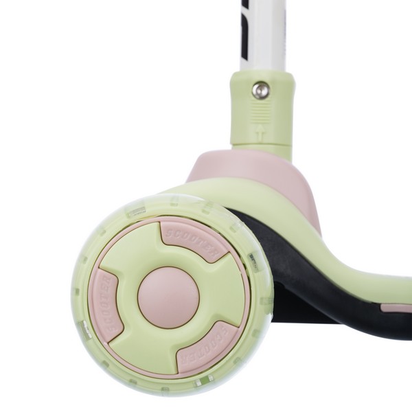 Самокат трехколесный Slider, колеса светящиеся, руль складной