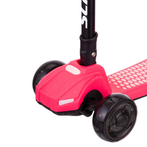 Самокат четырехколесный складной с паром