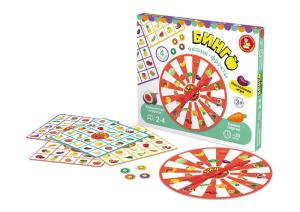 Игра настольная "Бинго. Овощи-фрукты"
