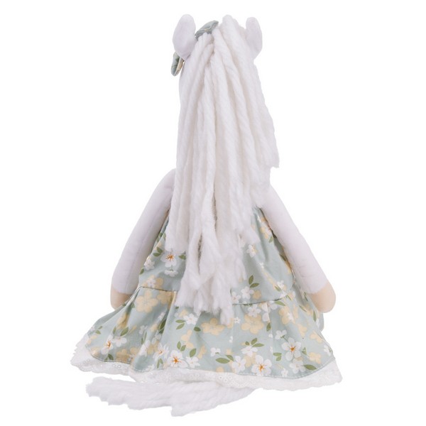Игрушка мягконабивная ТМ "Relana" Лошадка белая в платье Поллет,  30 см Игрушка мягконабивная ТМ "Relana" Лошадка белая в платье Поллет,  30 см
