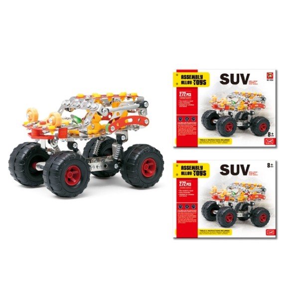 Конструктор "Машинка" металлический, 272 детали